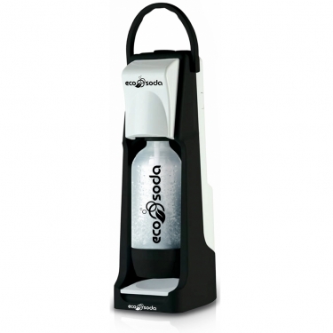 Сифон для газирования воды EcoSoda Smart черный/белый 